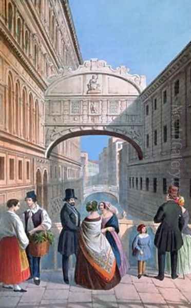 The Bridge of Sighs Venice - view 1