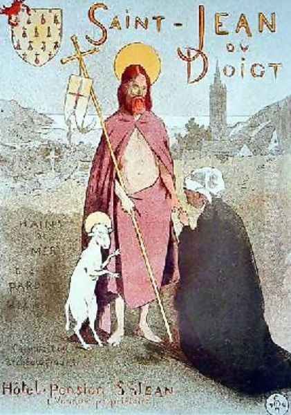 Reproduction of a poster advertising St Jean du Doigt - view 1