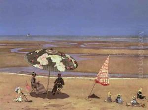 The Beach by Etienne Moreau-Nelaton