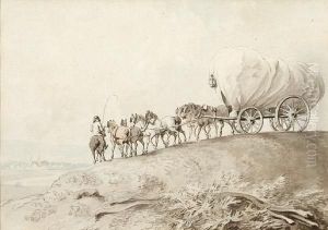 Horse-drawn Wagon by Samuel Howitt