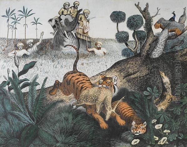 The Tiger Hunt by Samuel Howitt
