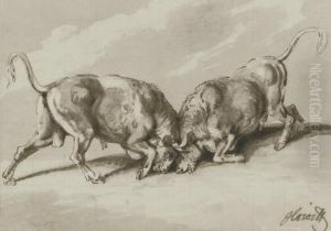 Locked Horns by Samuel Howitt