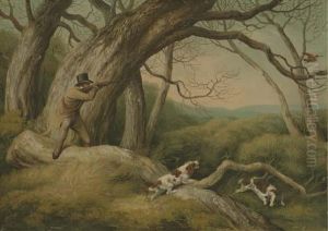 Woodcock Shooting by Samuel Howitt