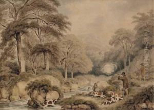 A Rough Pheasant Shoot; And A Hare Shoot by Samuel Howitt