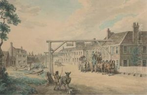 Coaches And Horses Before The White Hart Inn