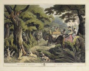 Shooting A Leopard by Samuel Howitt