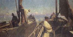 Zeeland Fishermen by Charles Mertens