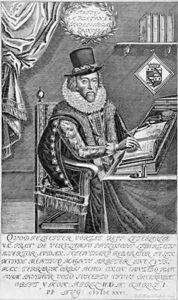 Portrait of Francis Bacon 1561-1626 by William Marshall