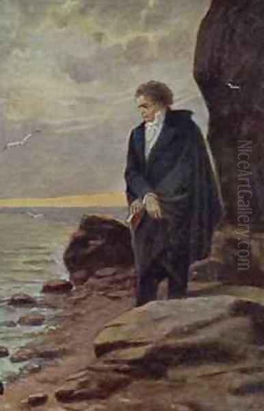 Beethoven looking at the sea 1918 - view 1