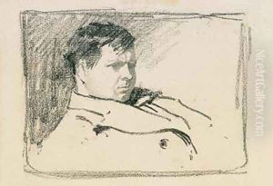 Frank Brangwyn 1885 by Phil May