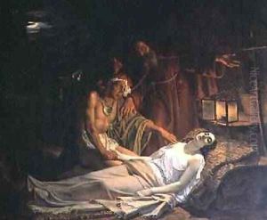 The Death of Atala by Cesare Mussini