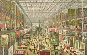 View of the British Department of the Great Exhibition of 1851 by McNevin, J.