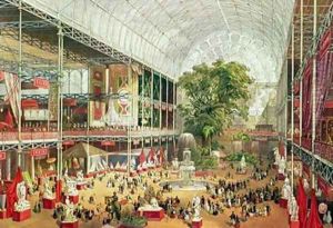 Interior View of Crystal Palace during the Great Exhibition of 1851 by McNevin, J.