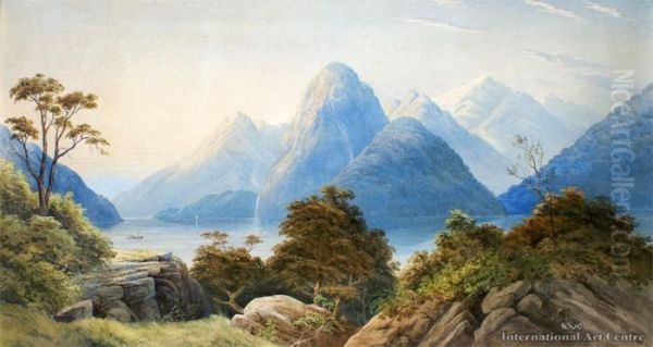 The Lion And The Palisades, Milford Sound,fiordland - view 1