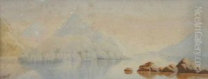 Coastal Scene by John Barr Clarke Hoyte
