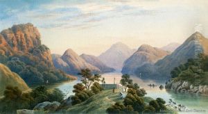 Lake Waikaremoana by John Barr Clarke Hoyte