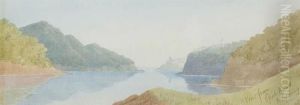 View From Spit Road, Sydney by John Barr Clarke Hoyte