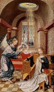 Annunciation 17th by (manner of) Memling, Hans