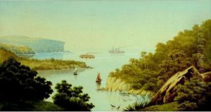 A View Of The Heads From Balmoral And Scene Within Portjackson