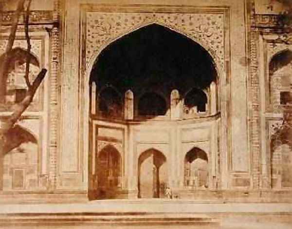 Outside the Taj Mahal - view 1
