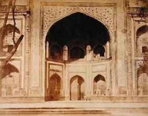 Outside the Taj Mahal by John Murray