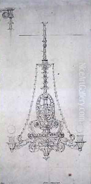 Design for a Chandelier - view 1
