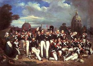 Company of the Second Legion in the Champ de Mars 1836 Company of the Second Legion in the Champ de Mars 1836