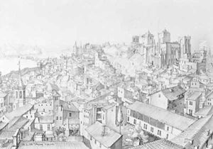 View of the Town of Avignon and its surroundings by Etienne Martellange