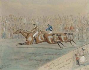The Hardwicke Stakes, Royal Ascot, 1887 by George Finch Mason