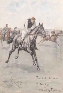 Fred Archer on Wheel of Fortune by George Finch Mason