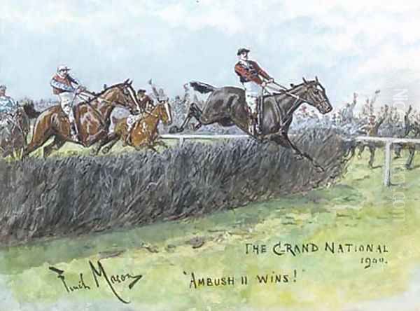 The Grand National, 1900. 'Ambush II wins' - view 1