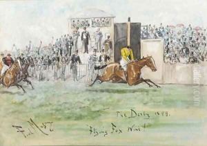 The Derby, 1899, Flying Fox wins by George Finch Mason