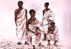 C.C.C. Ashantee Chiefs and King Coffe Kollally Son 1874 by M.B. Mealy