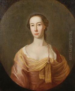 Portrait Of A Lady In Pink by Thomas Hudson
