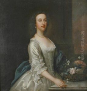 Lady In A White Satin Dress