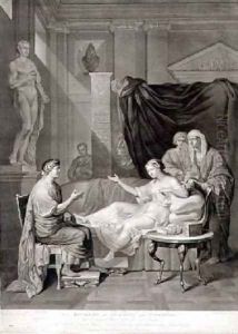 The Interview of Augustus and Cleopatra engraved by Richard Earlom