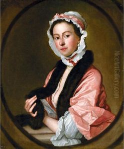Portrait Of Mrs John Faber by Thomas Hudson