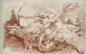 Trophee De Chasse by Jean-Baptiste Huet