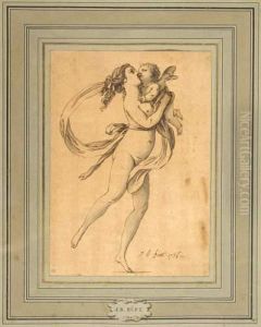 Muse Au Putti by Jean-Baptiste Huet