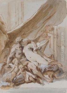 Mars Et Venus by Jean-Baptiste Huet