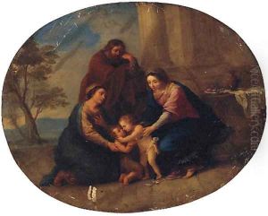 The Holy Family with Saint Elizabeth and the infant Saint John the Baptist by Anton Raphael Mengs