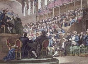 The Trial of Louis XVI 1754-93 before the Convention 26th December 1792 by Miller