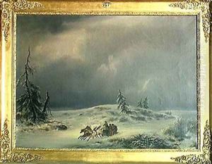 Napoleon at Berezina by Antonio (Il Tenente) Morghen