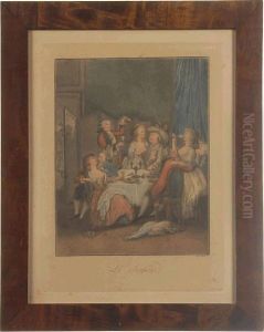Le Souper. by Jean-Baptiste Huet