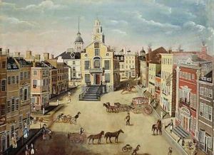 Old State House Boston 1801