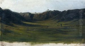 La Vallee Du Mont Dore by Paul Huet