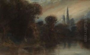 Paysage Et Cathedrale De Rouen