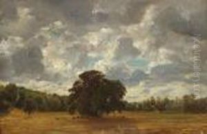 Paysage Au Ciel Orageux