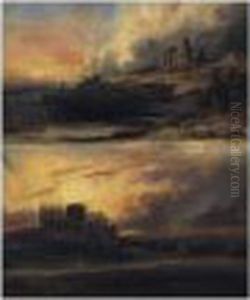 Double Paysage Au Soleil Levant