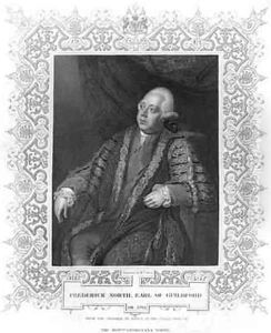 Portrait of Frederick North Earl of Guildford